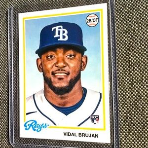 2022 MLB Topps Archives #118 Vidal Brujan - Tampa Bay Rays Rookie Card